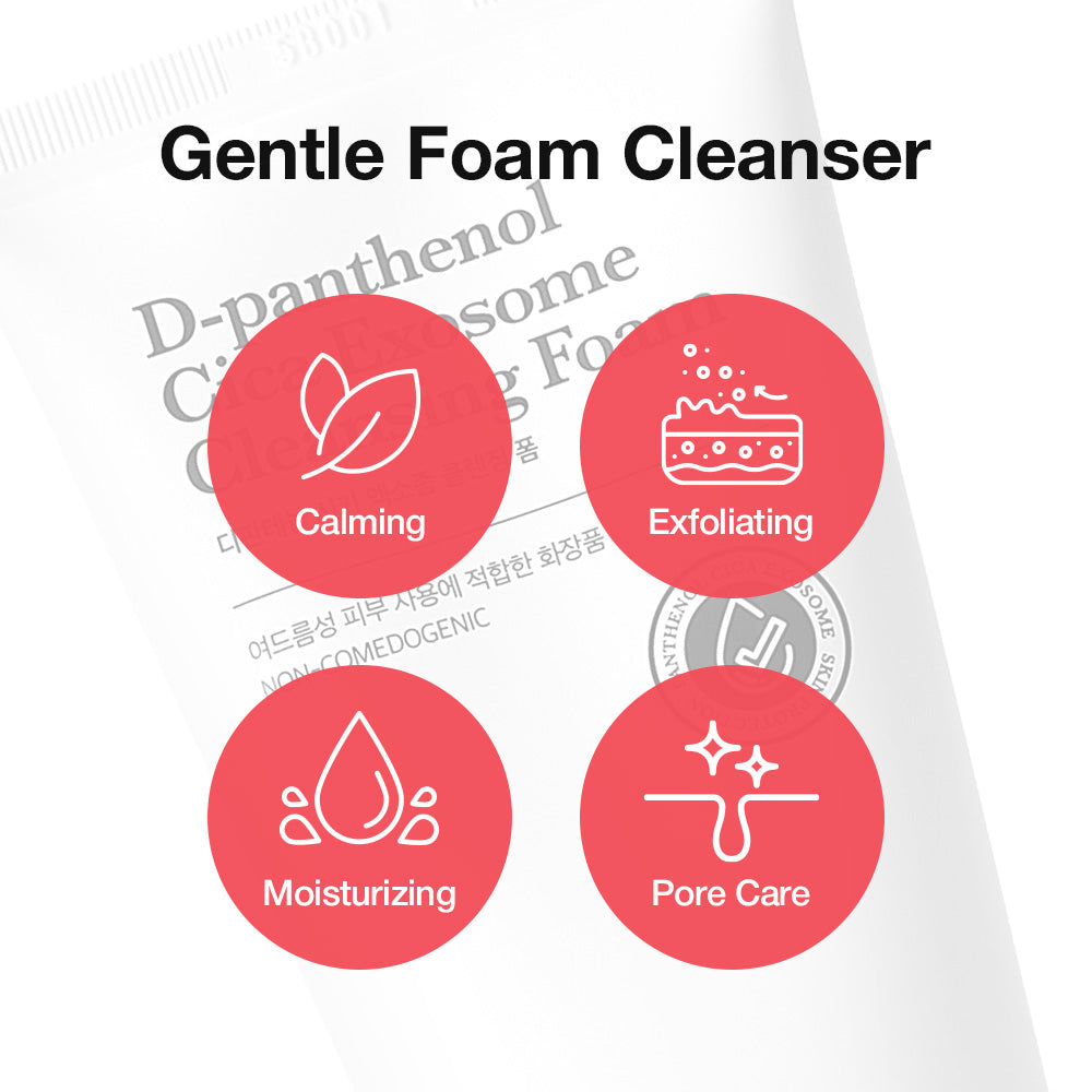 D-Panthenol Cica Exosome Cleansing Foam
