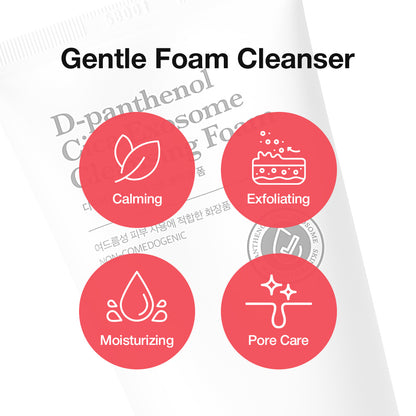 D-Panthenol Cica Exosome Cleansing Foam
