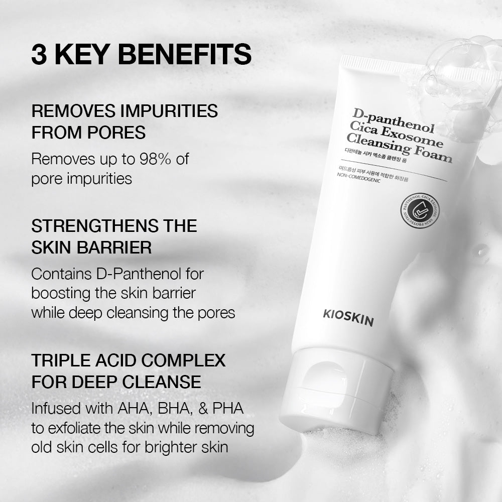 D-Panthenol Cica Exosome Cleansing Foam